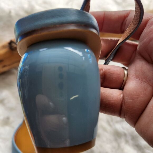 Jaggar the label blue slingback leather heels - Picture 4 of 12